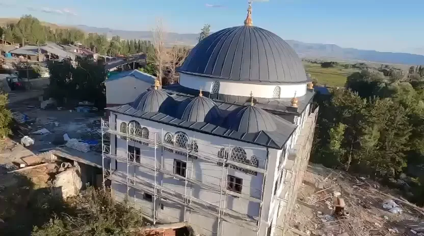 Yerlisu Camii inşaatı